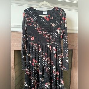 🌹VILA Polka Dot Floral Dress